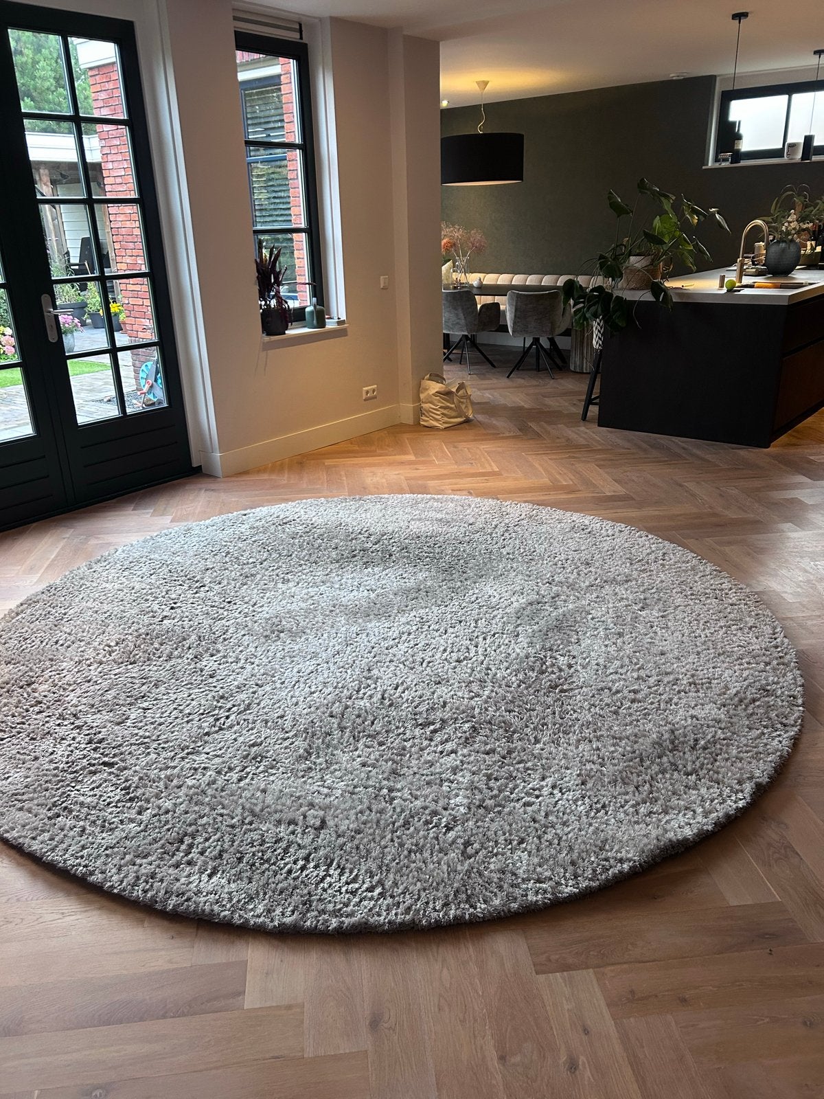 Rond vloerkleed Floorpassion Ross 300x300 cm