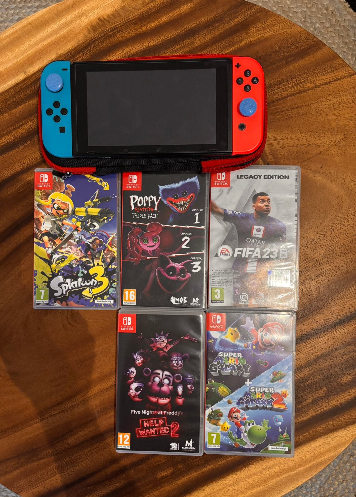 Nintendo Switch, Spelcomputers en Games, Spelcomputers | Nintendo Switch, Zo goed als nieuw, Switch Original, Met 2 controllers