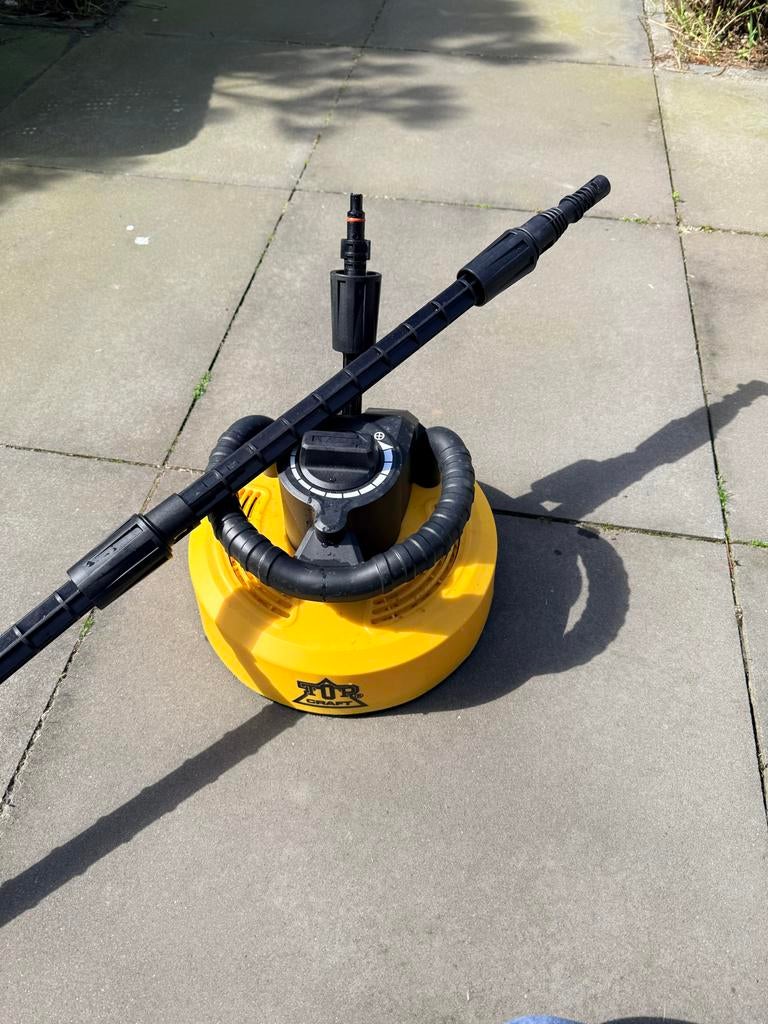 Terrasreiniger TopCraft + Extra accessoires, Ophalen of Verzenden, Gebruikt, Elektrisch
