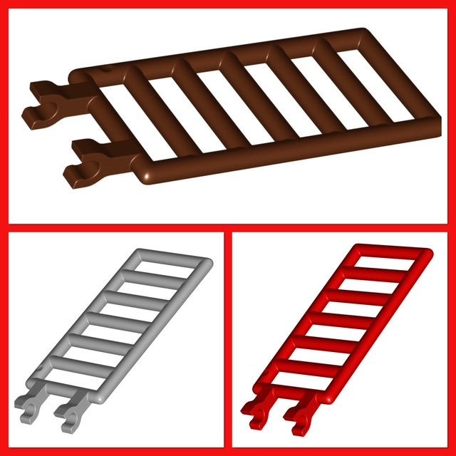 lego ladder, hekje trap  in 3 kleuren, Ophalen of Verzenden, Nieuw, Accessoire, Lego