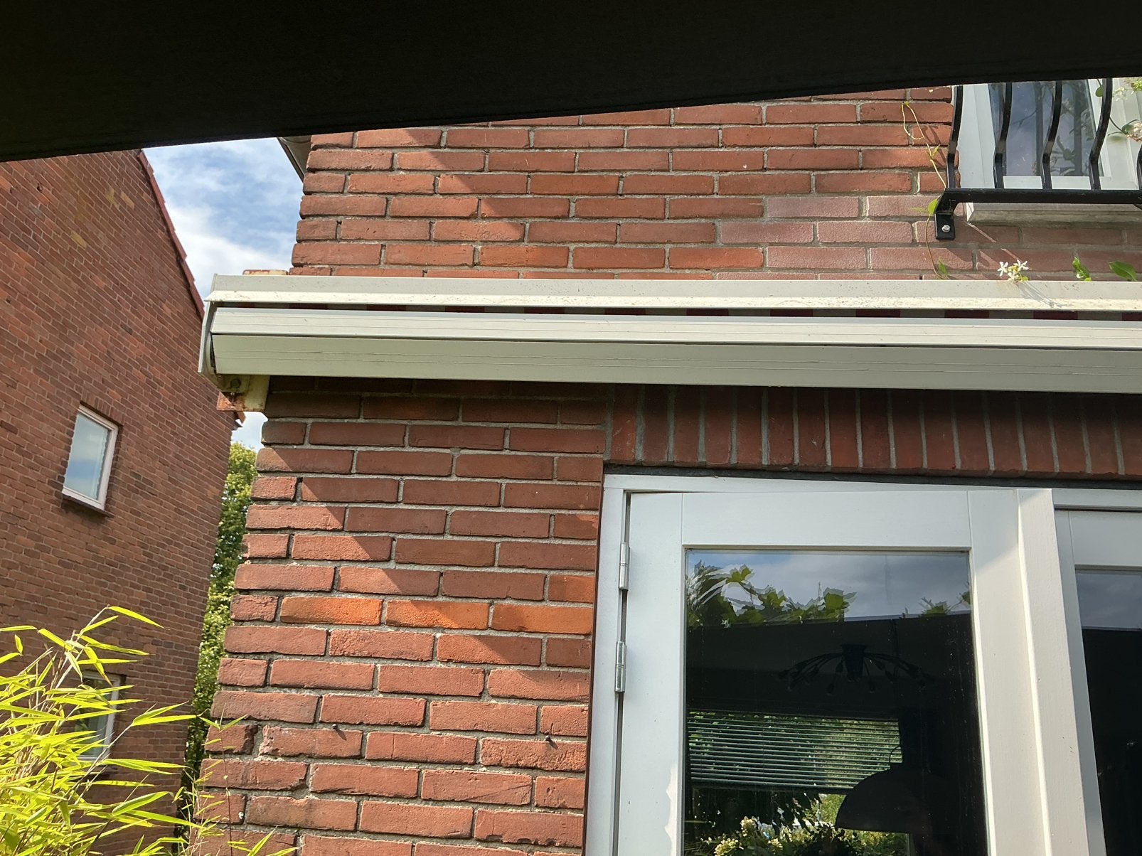 Knikarmscherm, Tuin en Terras, Ophalen, Gebruikt, 150 tot 300 cm, 250 cm tot 450 cm