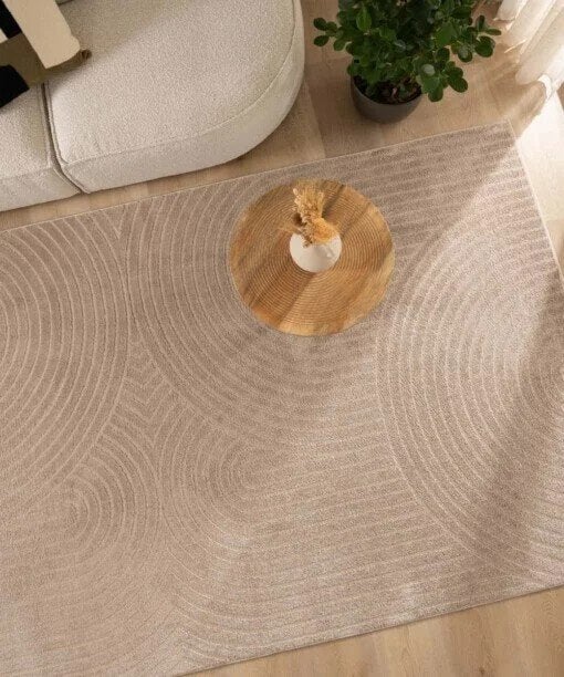 Scandinavisch vloerkleed – beige 300x400 nieuw, Beige, Ophalen of Verzenden, 200 cm of meer, Rechthoekig