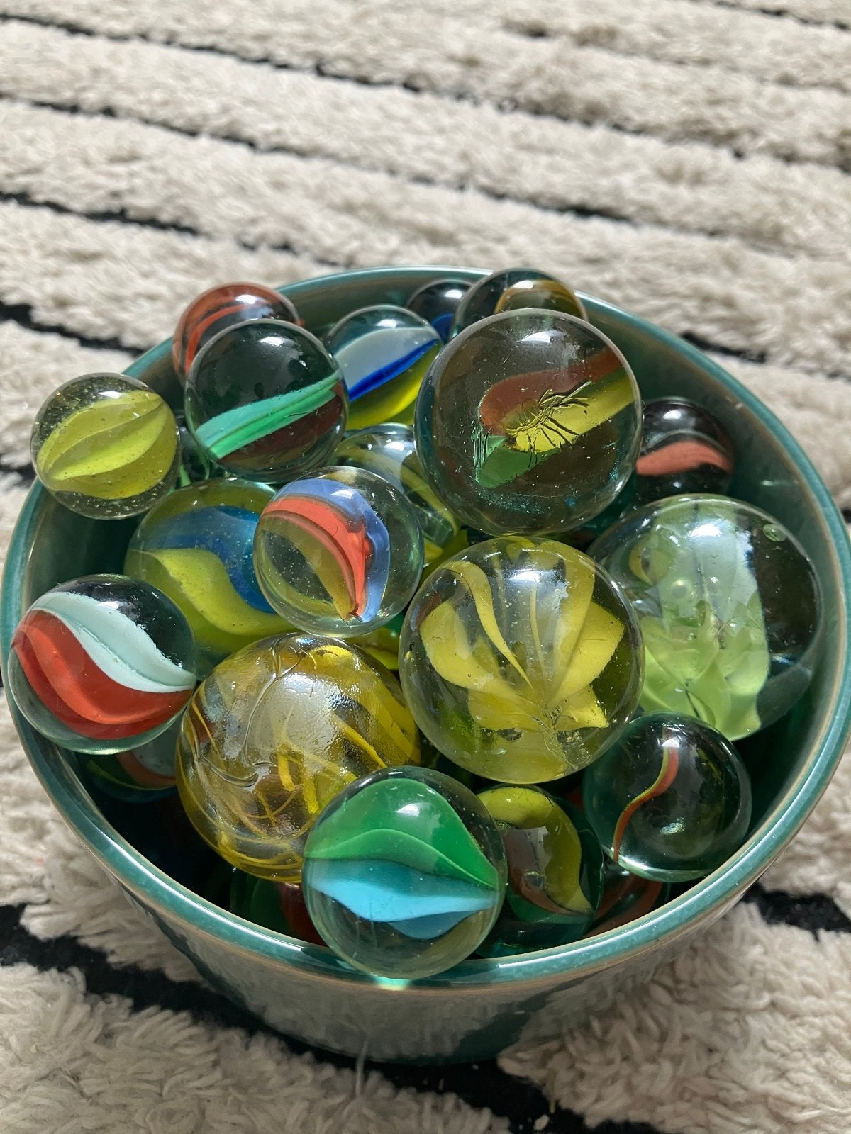 Collectie Cats Eye knikkers - Shooter formaat en groter, Ophalen of Verzenden, Gebruikt