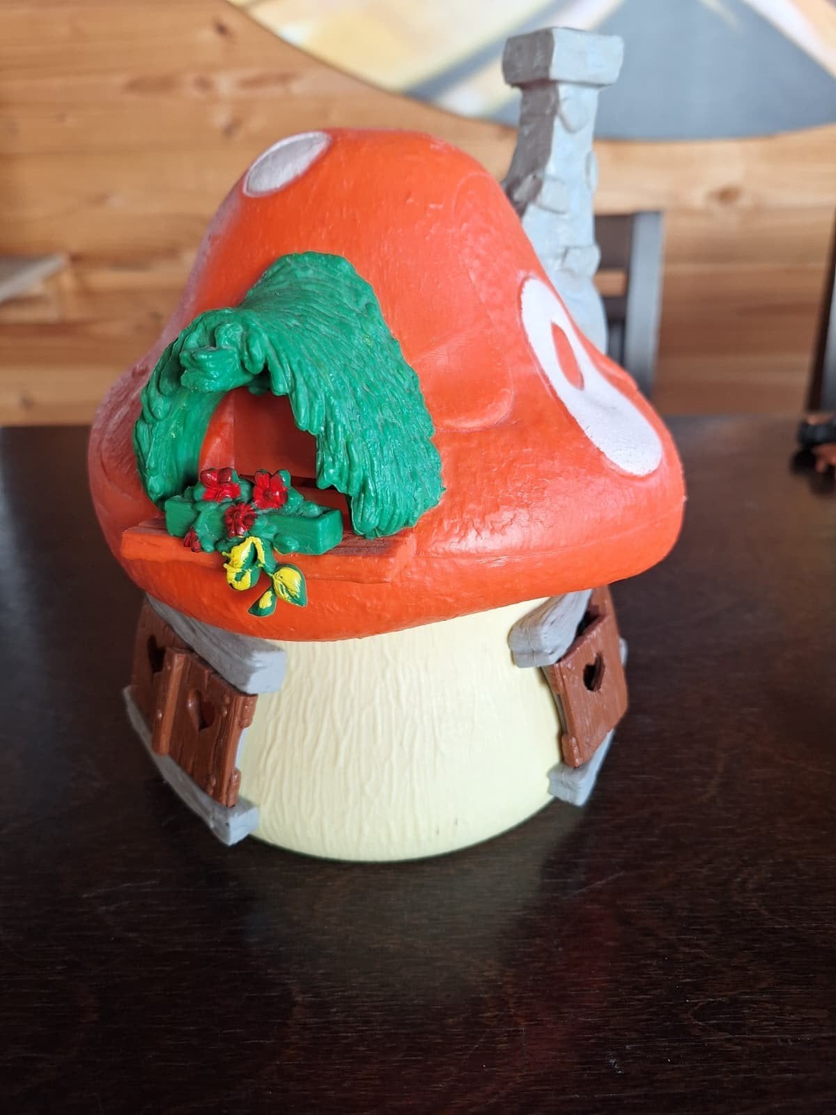 40001: Schleich Groot Smurfenhuis - 14 x 14 x 19 cm, Verzamelen, Smurfen, Ophalen of Verzenden, Zo goed als nieuw, Overige Smurfen