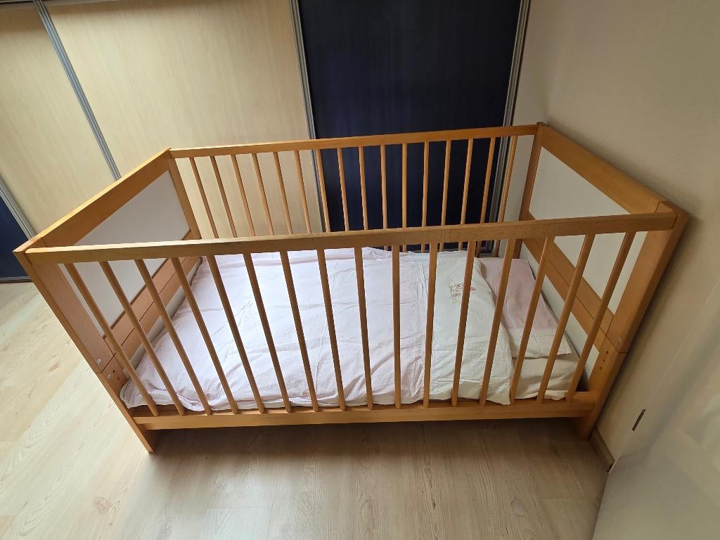 Kinderbed kant en klaar hout, Ophalen, Gebruikt, 70 tot 85 cm, 140 tot 160 cm