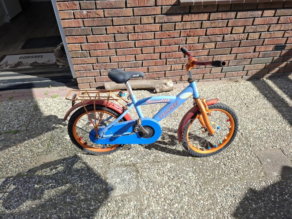 kinderfiets (opknapper), Ophalen, Gebruikt, Terugtraprem, Minder dan 16 inch