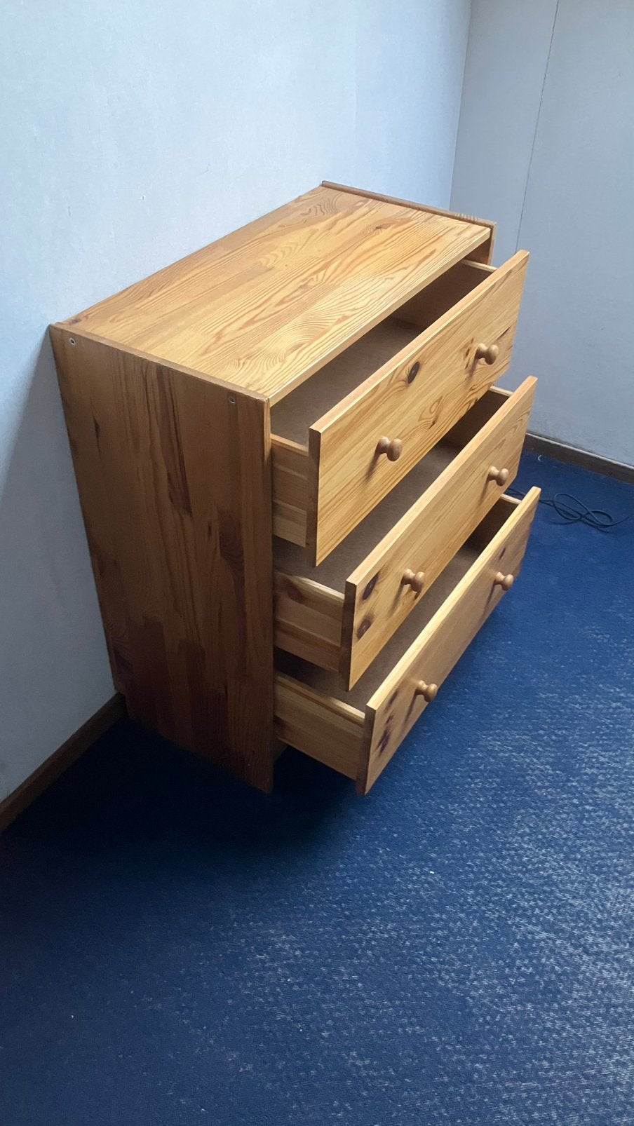 Klein ladekastje gratis afhalen, Huis en Inrichting, Gebruikt, 3 of 4 laden, Minder dan 100 cm, Grenenhout