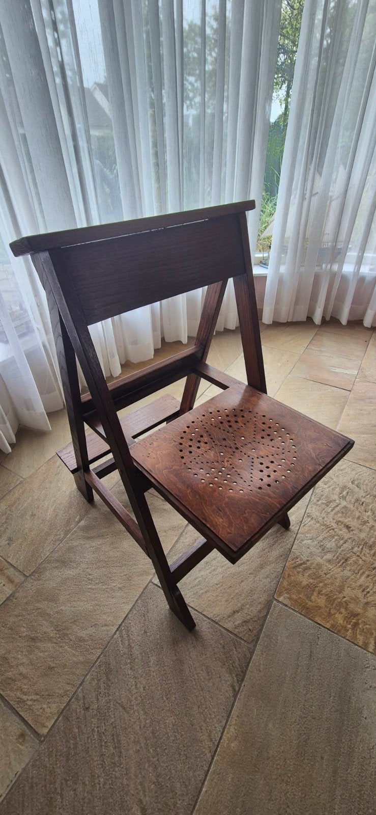 Antieke biechtstoel / bidstoel, Ophalen