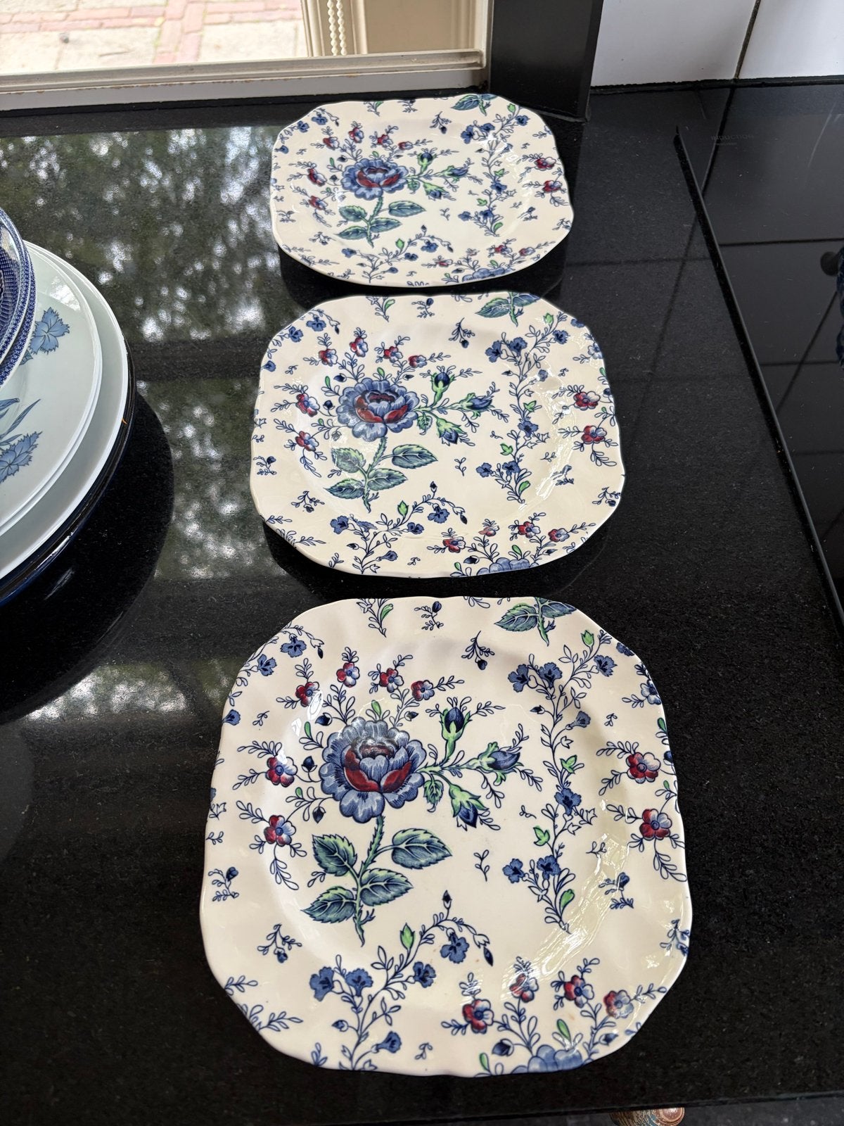 Johnson Brothers "Summer Chintz" Vierkante Borden, Ophalen of Verzenden