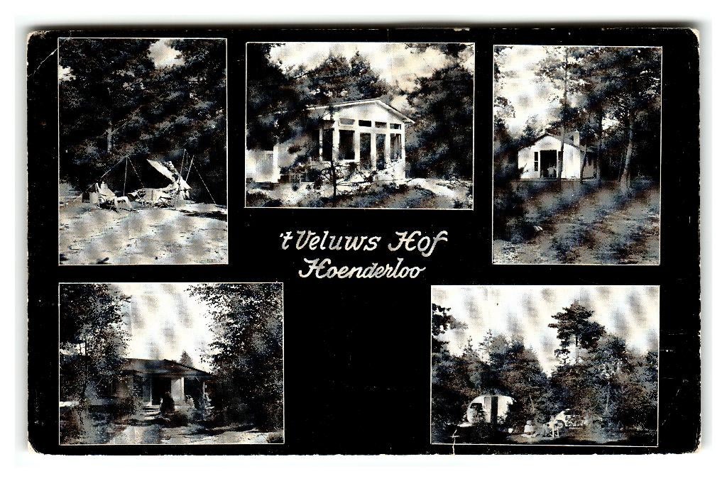 Hoenderloo, 't Veluws Hof. Opruimingskaart, Verzenden, 1940 tot 1960, Ongelopen, Gelderland