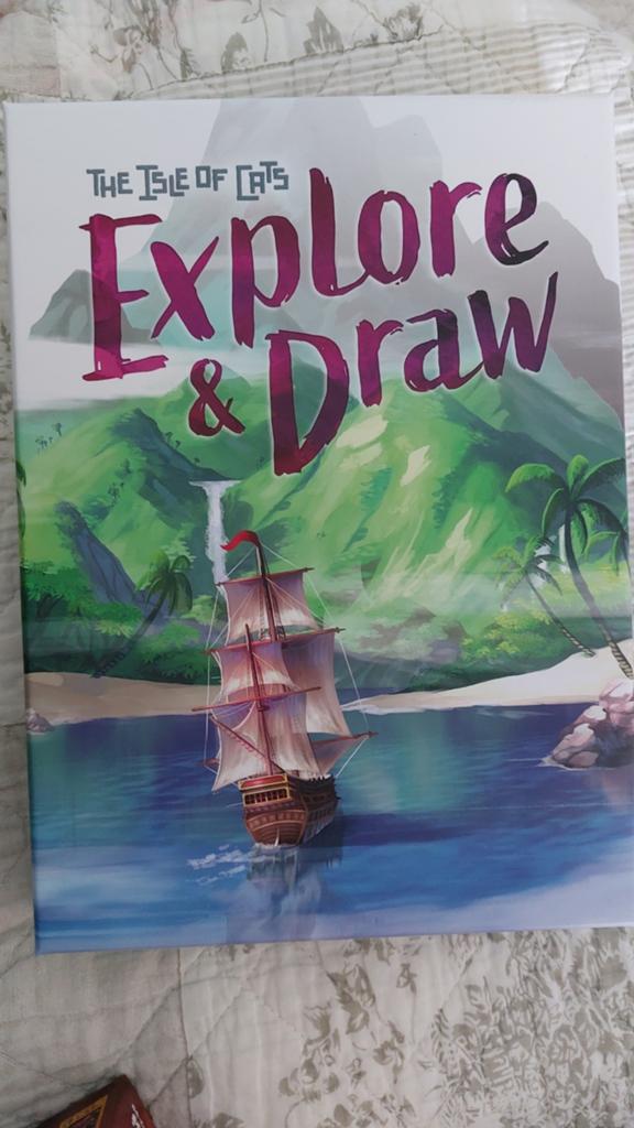 The Isle of Cats: Explore & Draw - Roll & Write Spel, Een of twee spelers, Ophalen of Verzenden, Zo goed als nieuw, The City of Games