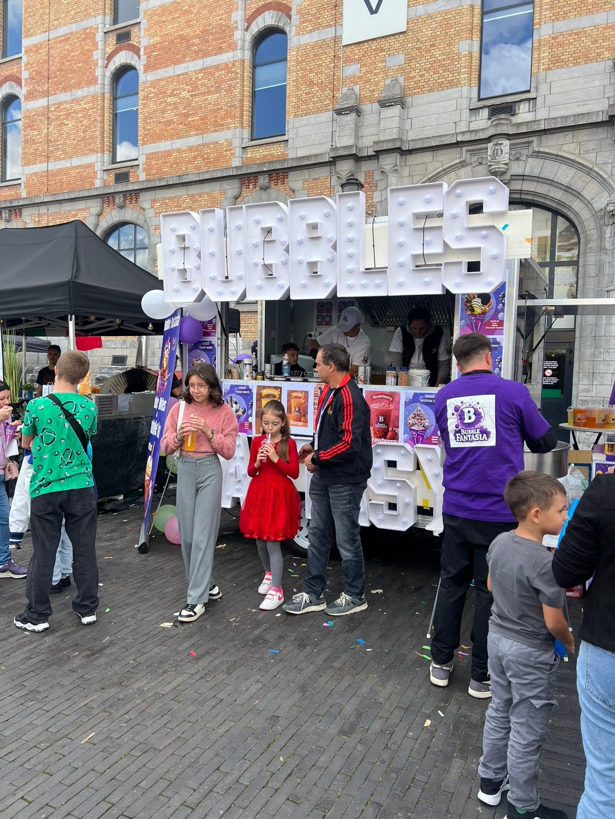 Foodtrailer: bubble wafels, bubble tea, Ophalen of Verzenden
