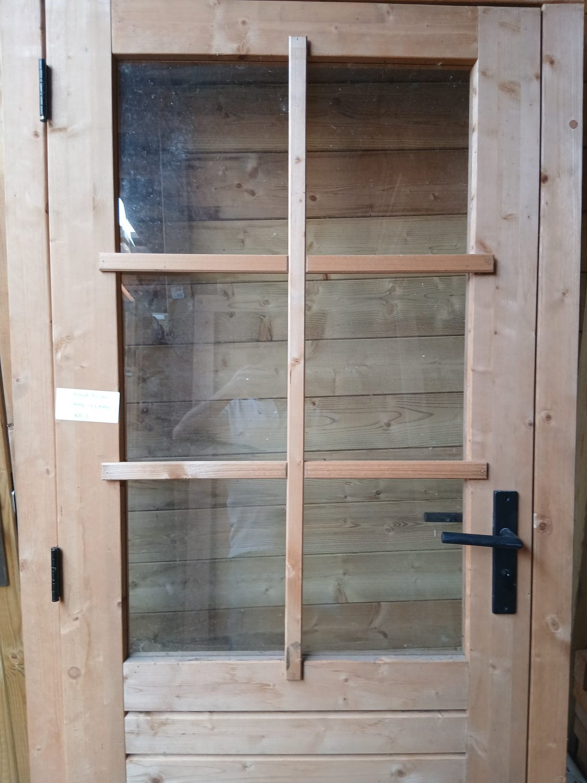 Douglas deur met kozijn. 85 cm breed 1.97 m hoog nr 3, Ophalen, Nieuw, Hout