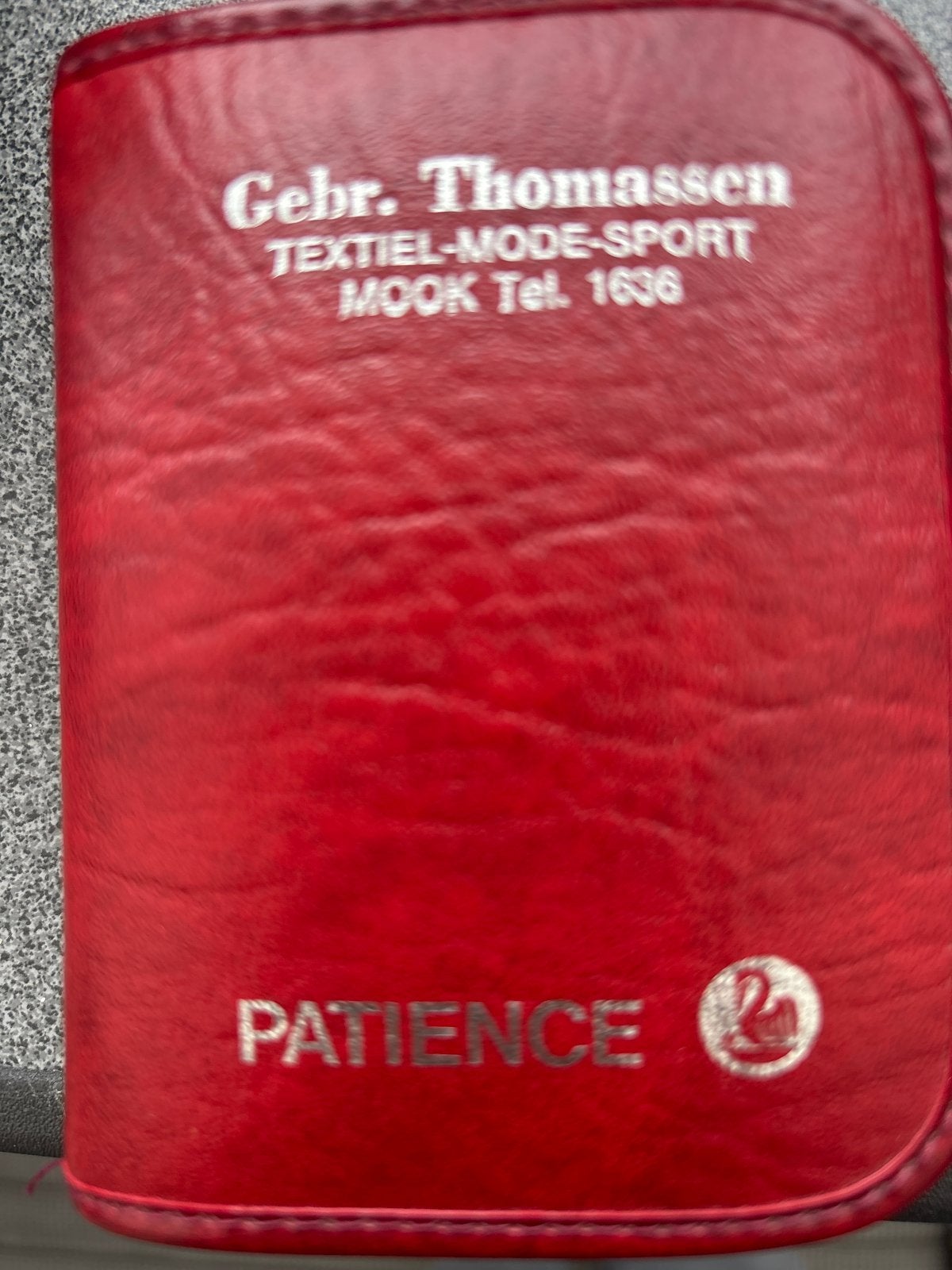 Patience kaartspel in rood etui - Gebr. Thomassen Mook, Hobby en Vrije tijd, Een of twee spelers, Ophalen of Verzenden, Gebruikt