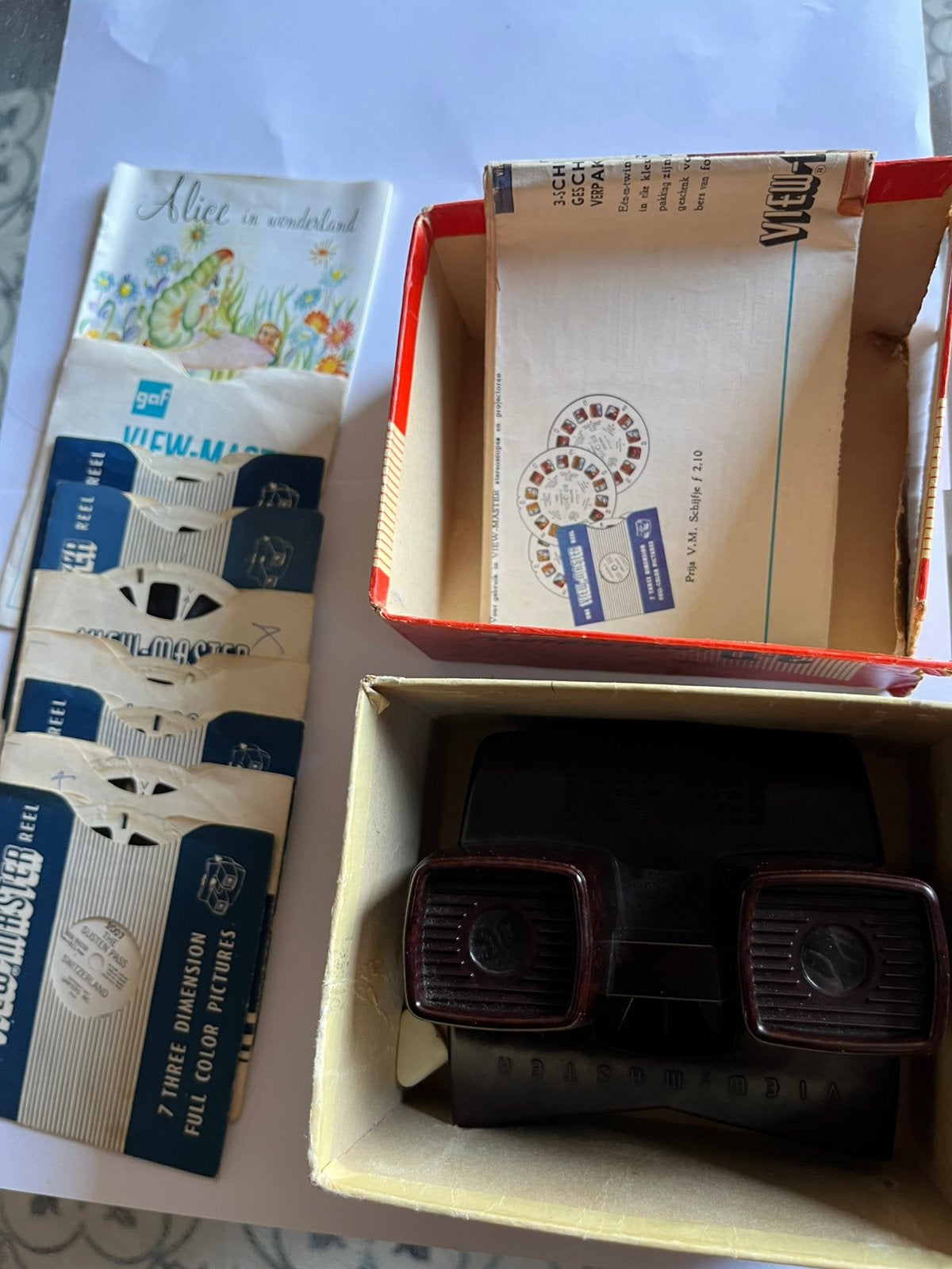 Vintage View-Master met 3D-schijven en originele doos, Boeken, Ophalen of Verzenden, Gelezen, Fotografie algemeen
