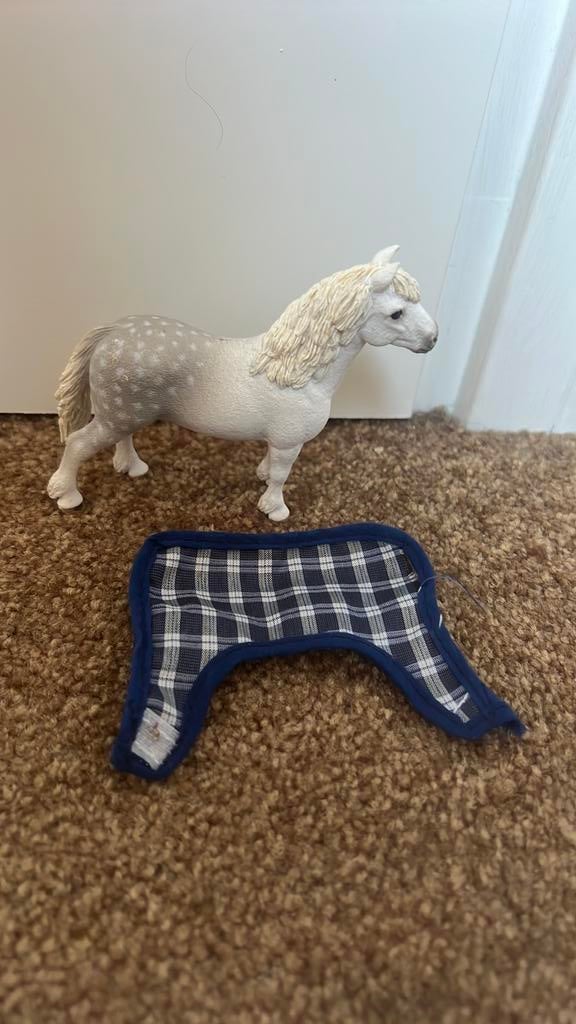 Schleich shetlander, Verzamelen, Ophalen of Verzenden, Zo goed als nieuw, Paard, Beeldje of Figuurtje