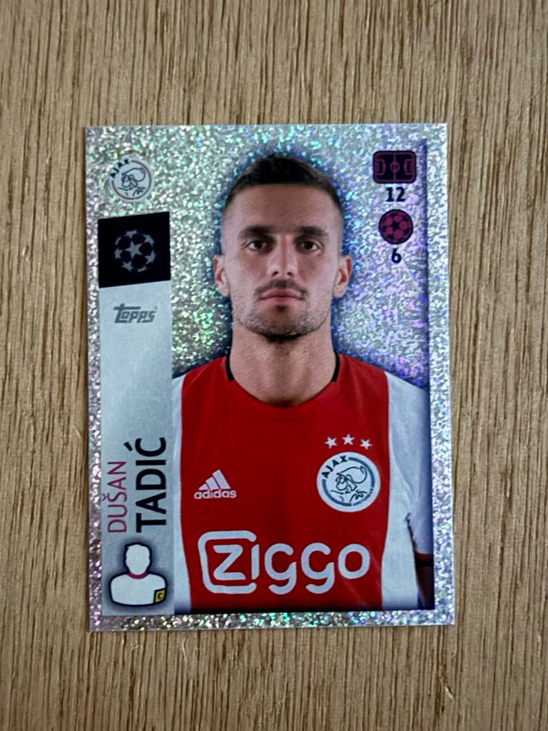 Dusan Tadic Topps Champions League Kaart 2019/2020, Verzamelen, Ophalen of Verzenden, Zo goed als nieuw, Ajax, Spelerskaart