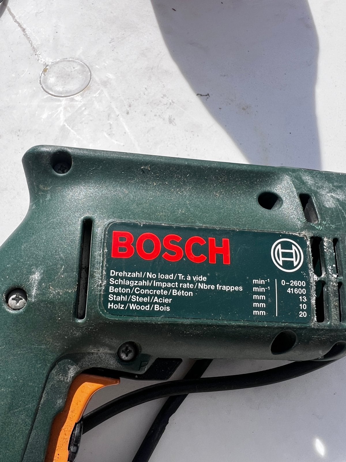 Bosch Klopboormachine PSB 500R - Gebruikt, Doe-het-zelf en Verbouw, Gereedschap | Boormachines, Boormachine, Gebruikt, Ophalen of Verzenden