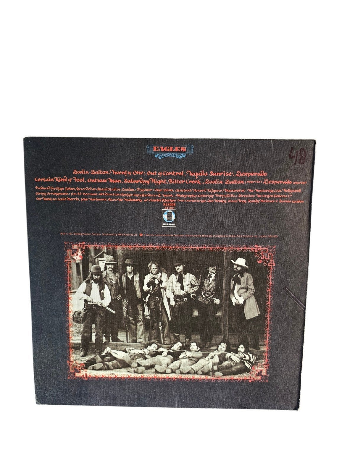 **Desperado – Eagles Original UK, Cd's en Dvd's, Ophalen of Verzenden, Gebruikt, 12 inch, Poprock