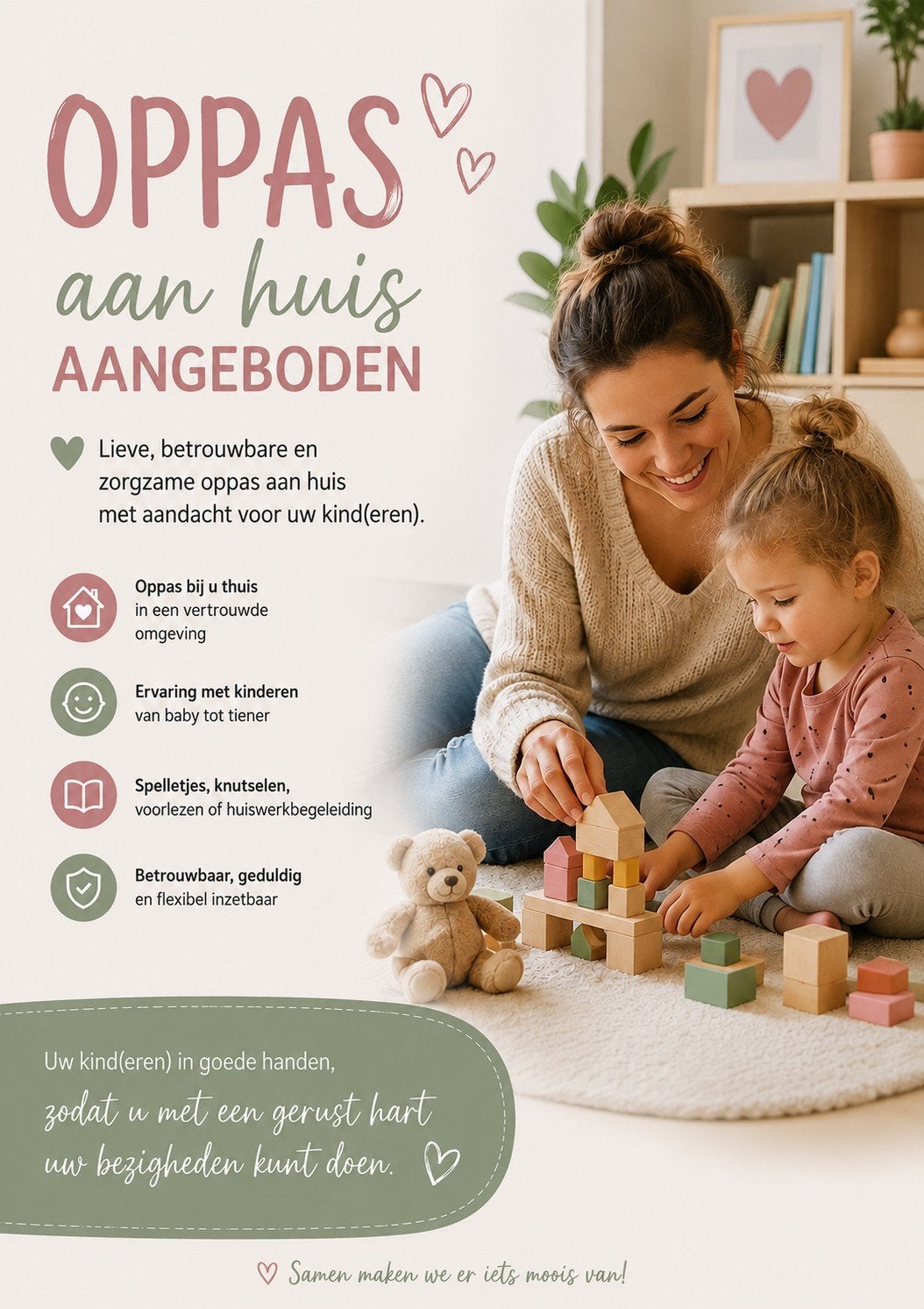 Oppas aanbod, Ophalen of Verzenden