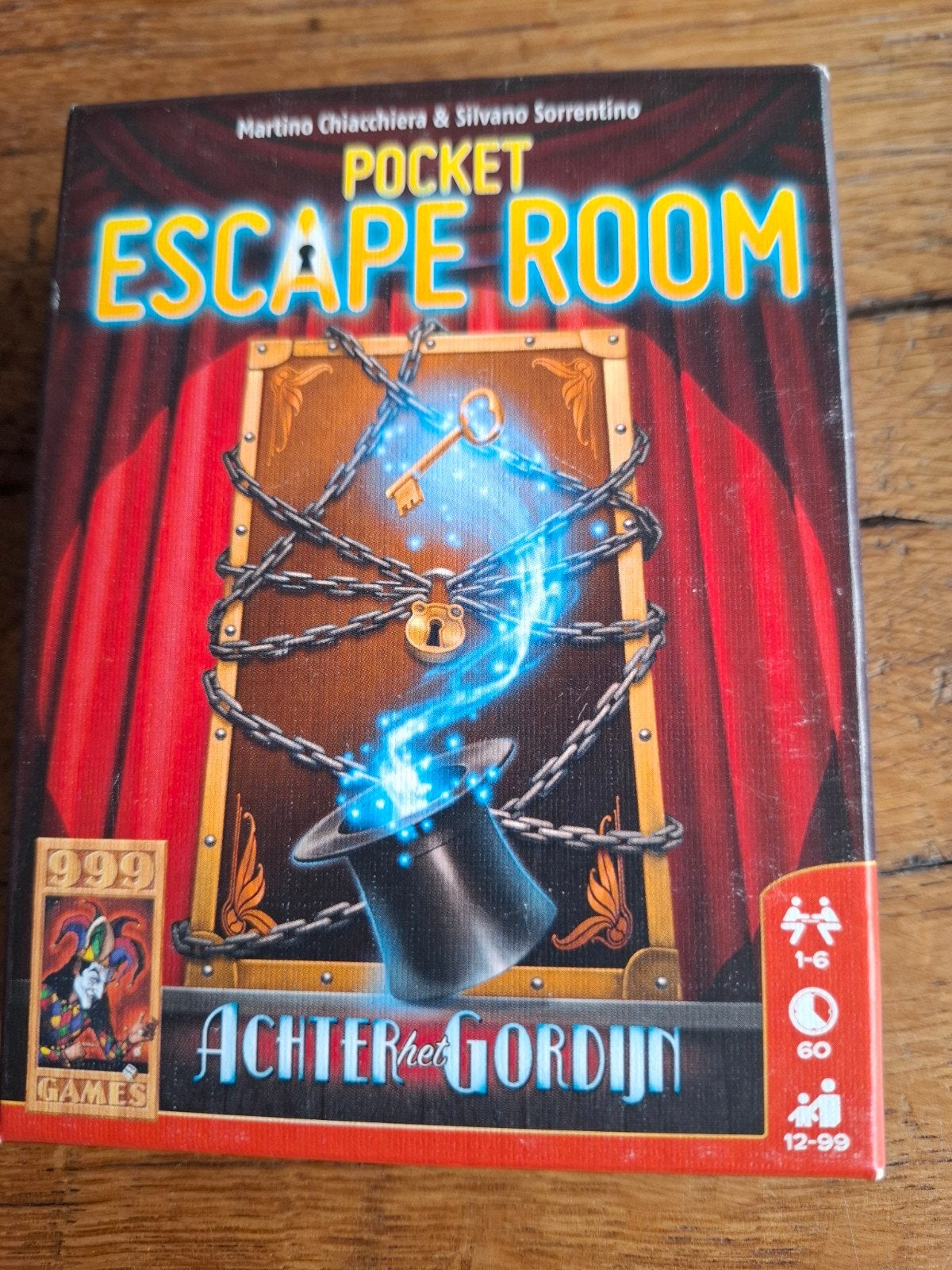 ESCAPE ROOM (pocket) ACHTER het GORDIJN, Ophalen of Verzenden