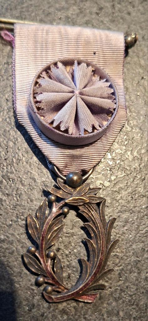 Antieke franse medaille v e ww1 officier, Verzamelen, Militaria | Algemeen, Ophalen of Verzenden, Landmacht, Overige gebieden