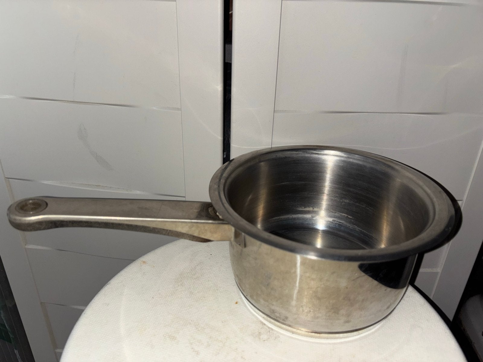Solingen Premier Edelstaal Kookpan 18/10, Gebruikt, Ophalen of Verzenden, Rvs, Kookpan