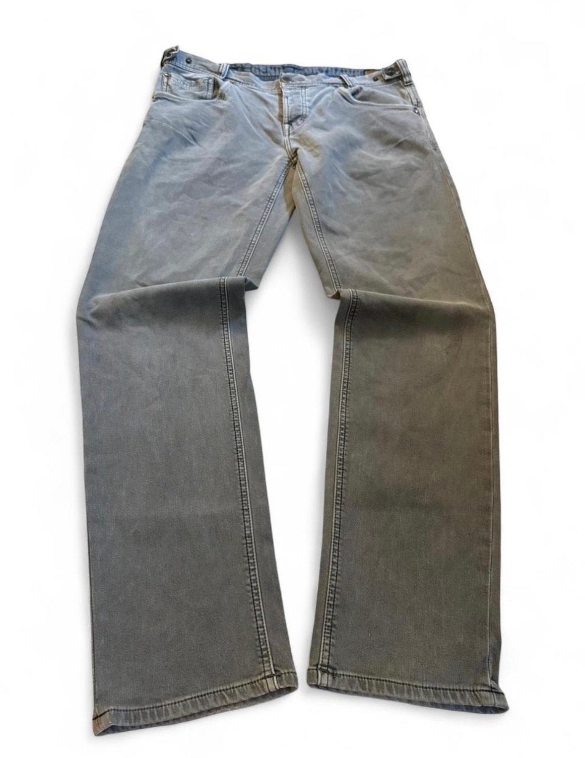 PME Legend Skyhawk Jeans W34 L32 Grijs Straight Fit, Kleding | Heren, Spijkerbroeken en Jeans, Ophalen of Verzenden, Gedragen