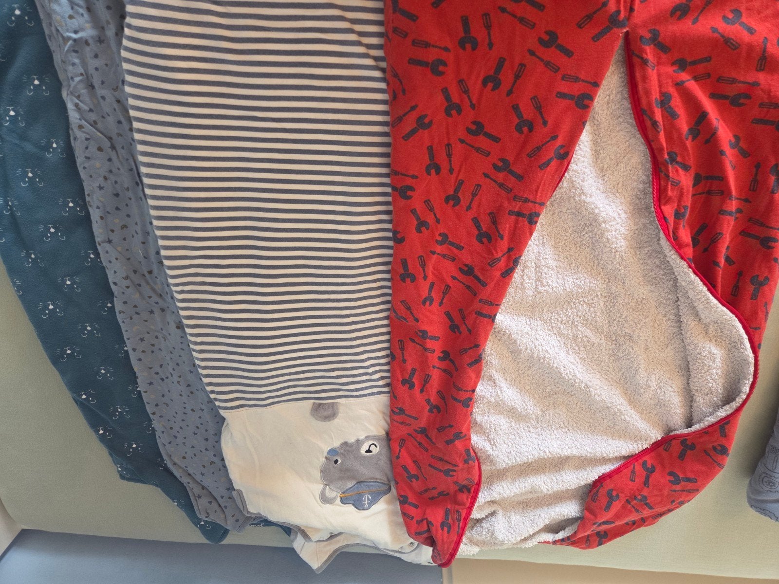 Slaapzakken kind baby dreumes peuter maat 90 / 104 / 110, Ophalen, Handgemaakt, Slaapzak, Overige kleuren