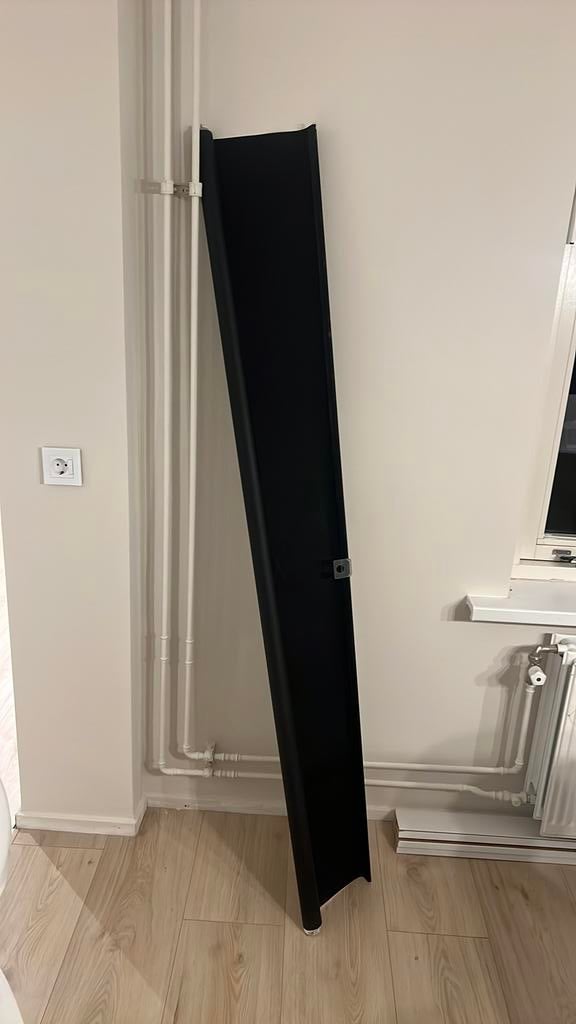 Zwart verduisterend rolgordijn 180x170 cm, Ophalen, Zwart, 150 tot 200 cm, Zo goed als nieuw