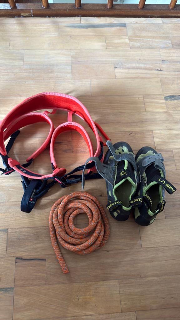 Start set klimmen voor kind, Ophalen of Verzenden, Zo goed als nieuw, Klimsport-accessoire