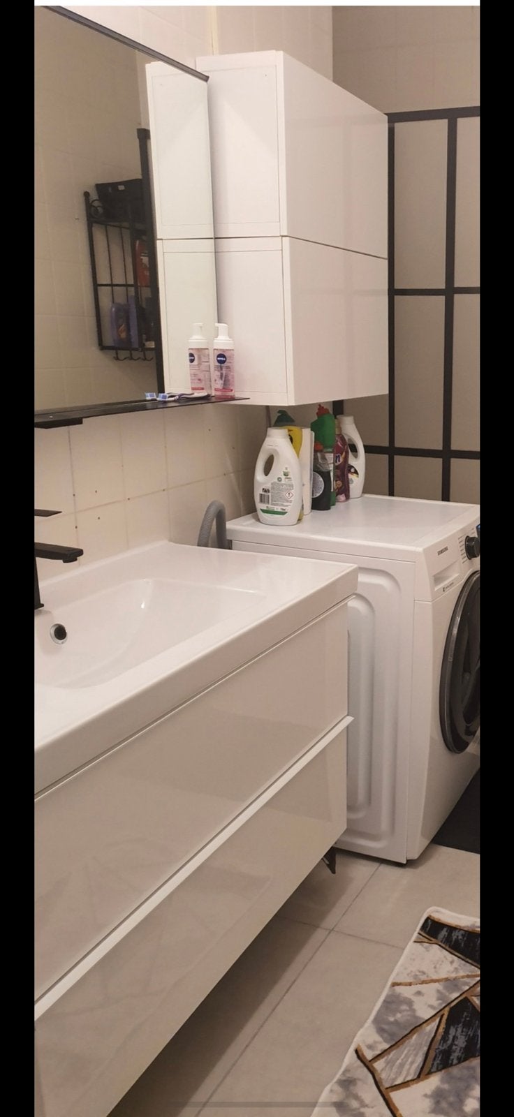 Ikea wastafelmeubel wıt, Ophalen, Gebruikt