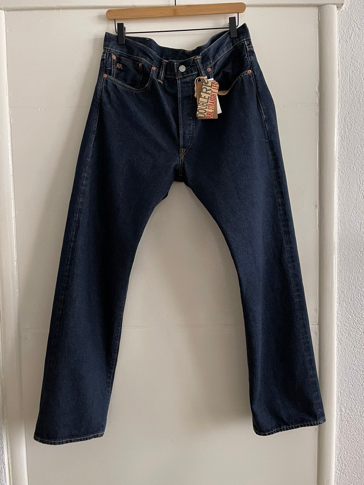 RRL Selvedge Jean double rl jeans orslow lvc red wing alden, Zo goed als nieuw, RRL, W33 - W34 (confectie 48/50), Verzenden