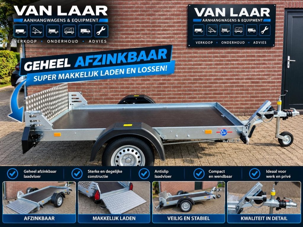 NIEUW Bockmann Geheel afzinkbare verlaagbare aanhangwagen, Niet ingevuld, Nieuw, Niet ingevuld, Niet ingevuld