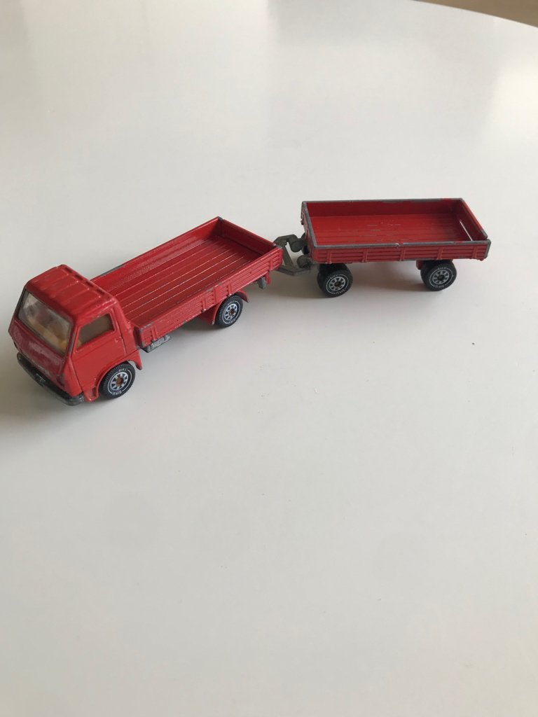 Siku VW Man LKW met aanhanger, Ophalen of Verzenden, Gebruikt, Auto