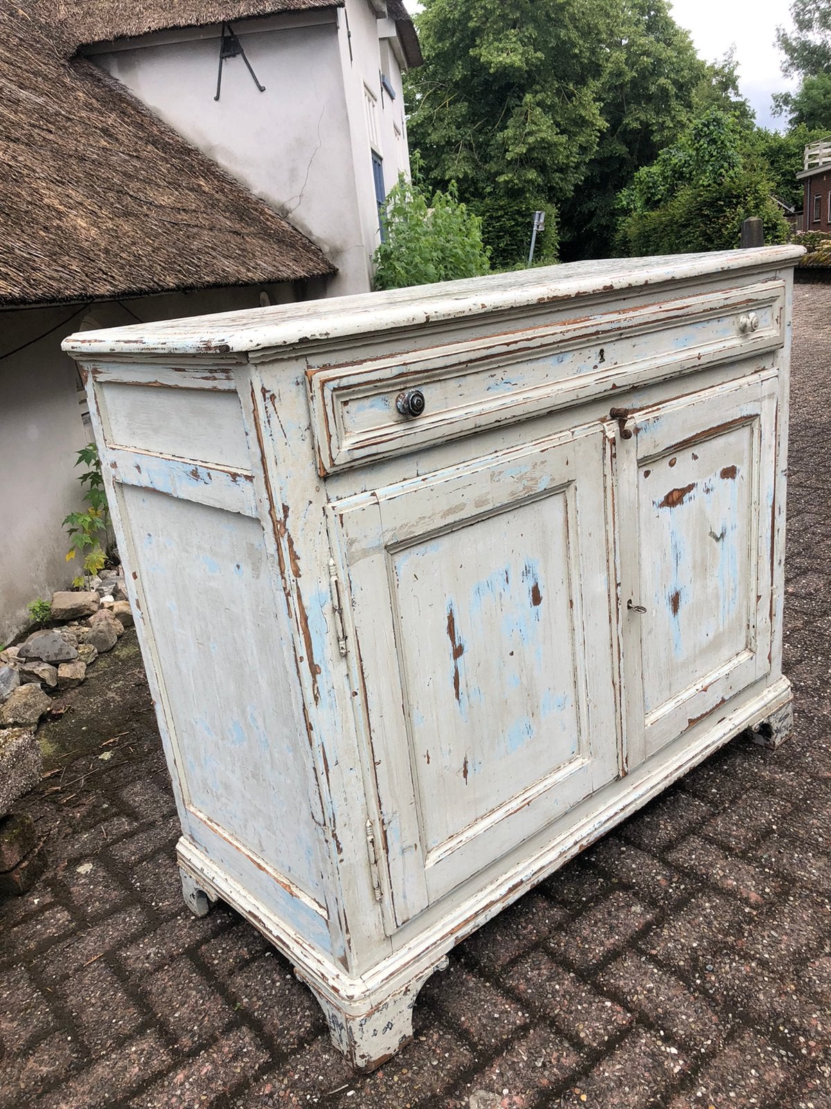 Franse kast/brocante kast/voorraad kast/kast, Ophalen of Verzenden