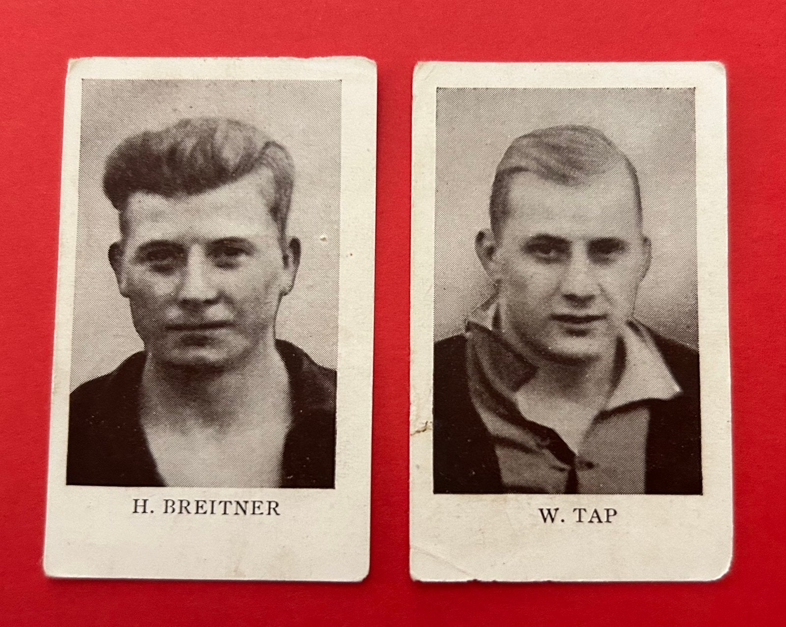 ADO - jaren '30 - Breitner & Tap - Miss Blanche, Ophalen of Verzenden, Zo goed als nieuw, Overige binnenlandse clubs, Spelerskaart