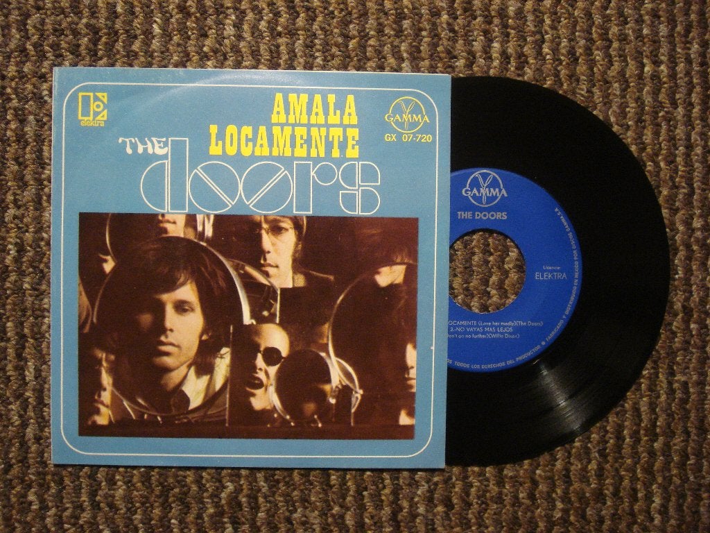 The Doors 7" Vinyl EP: ‘Love her madly’ (Mexico), Ophalen of Verzenden, Gebruikt, Rock en Metal