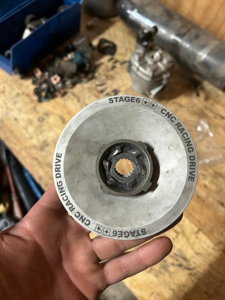 50-70 piaggio starterkrans cnc racing stage 6, Motoren, Ophalen of Verzenden