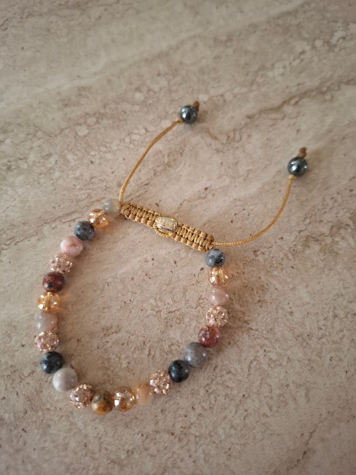 Karma armband, Sieraden, Tassen en Uiterlijk, Overige materialen, Overige kleuren, Zo goed als nieuw, Met edelsteen