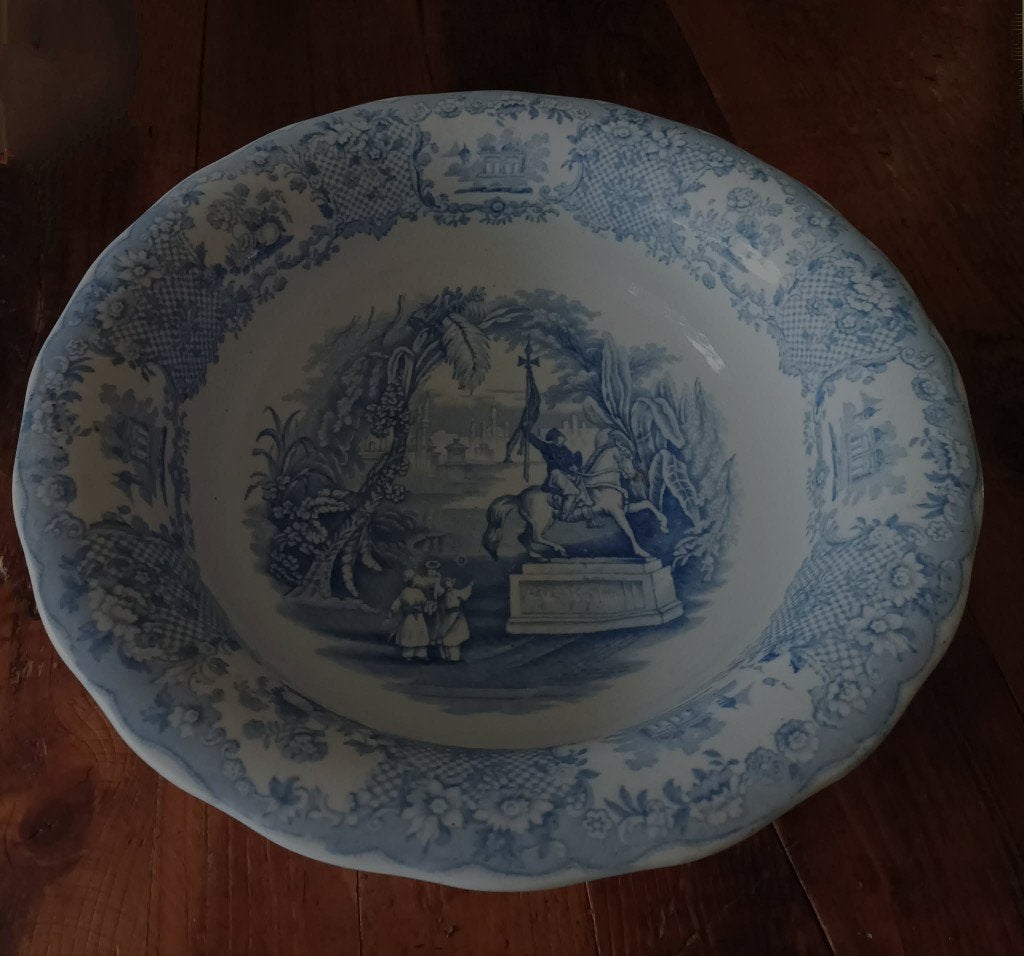 Antieke Petrus Regout Schaal 'Orient' – PUNTGAAF! (ca. 1870), Ophalen