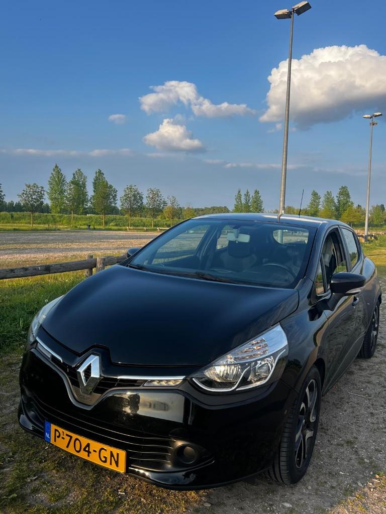 Renault Clio 1.2 54KW 5-DRS 2013 Zwart APK Juni 2027, Voorwielaandrijving, Euro 5, Stof, Zwart
