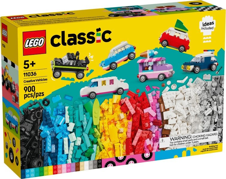 Lego Classic 11036  Creatieve voertuigen