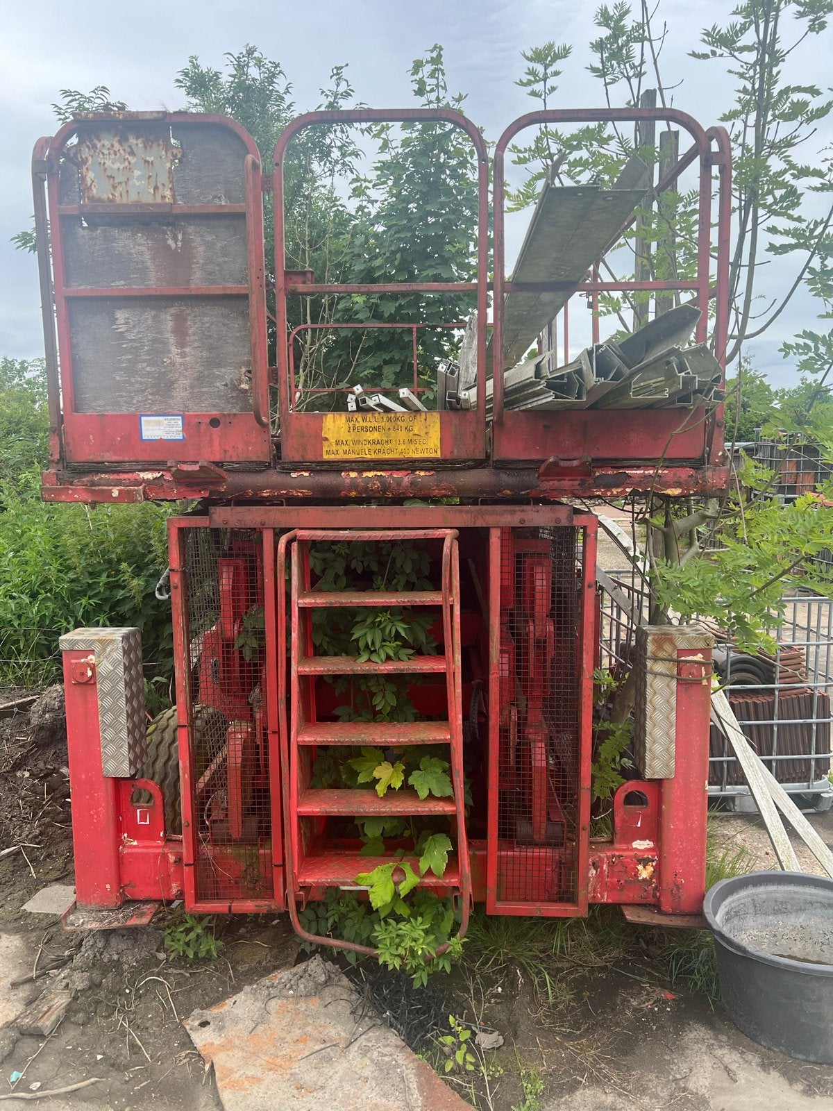 Schaarhoogwerker - Opknapper, Ophalen