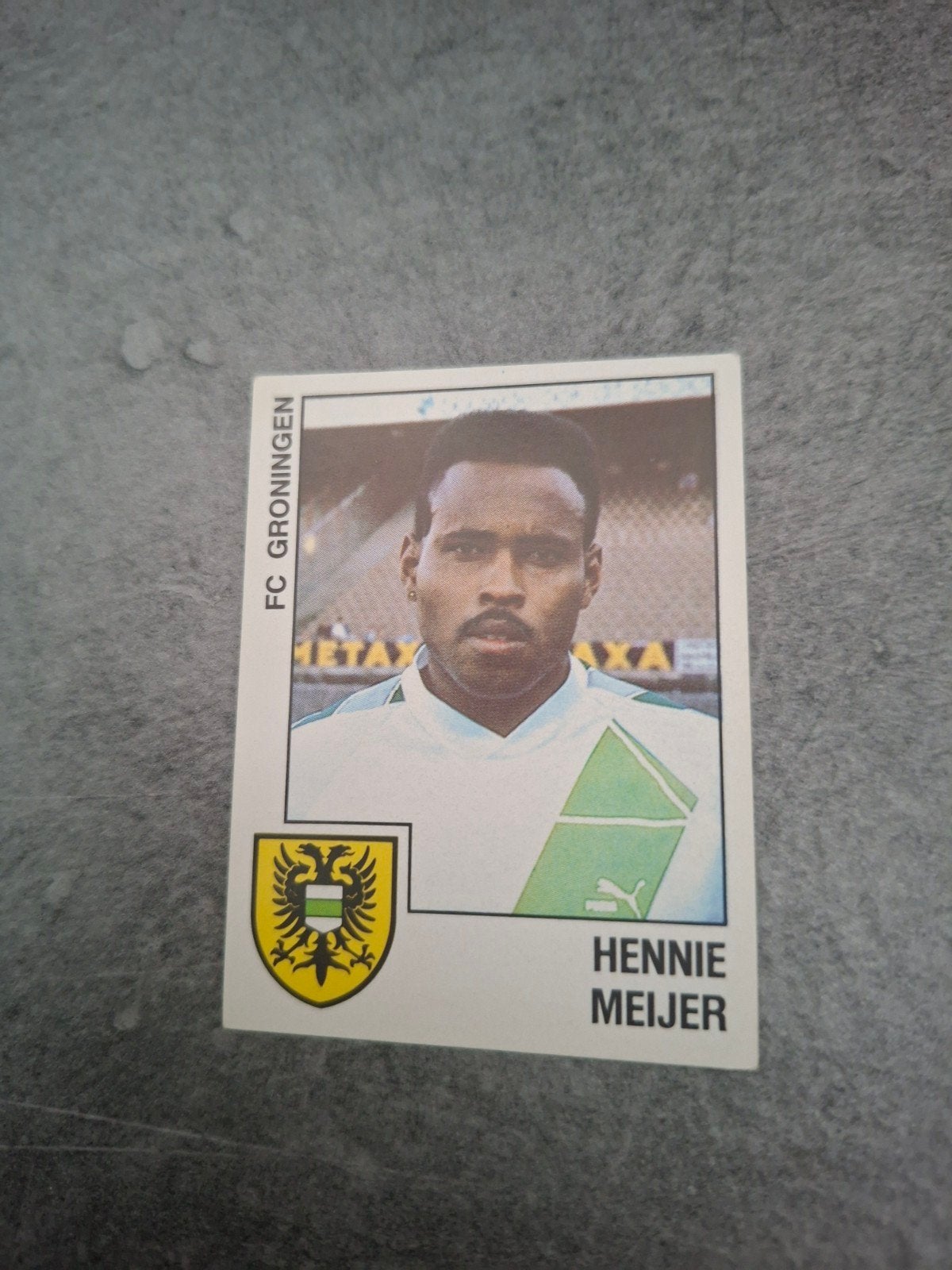 Panini sticker Voetbal 89. Hennie Meijer FC Groningen., Ophalen of Verzenden, Zo goed als nieuw, Sticker