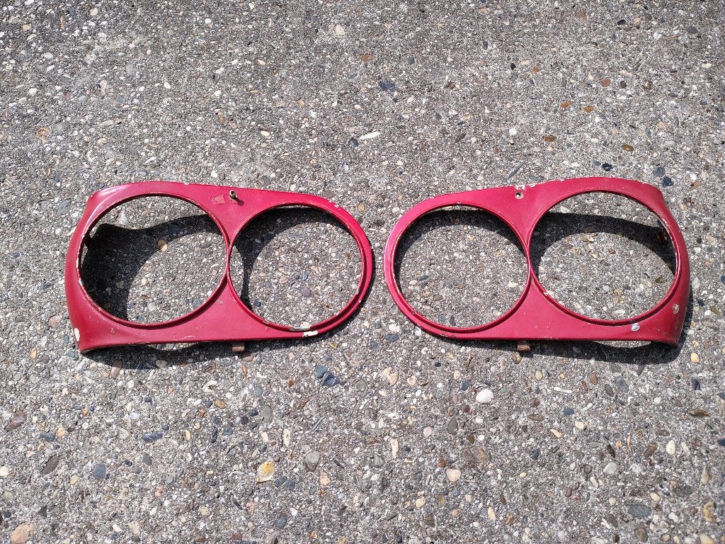 Koplamp Ringen Ford Thunderbird 1958-1960, Verzenden, Rechts, Ford, Bumper