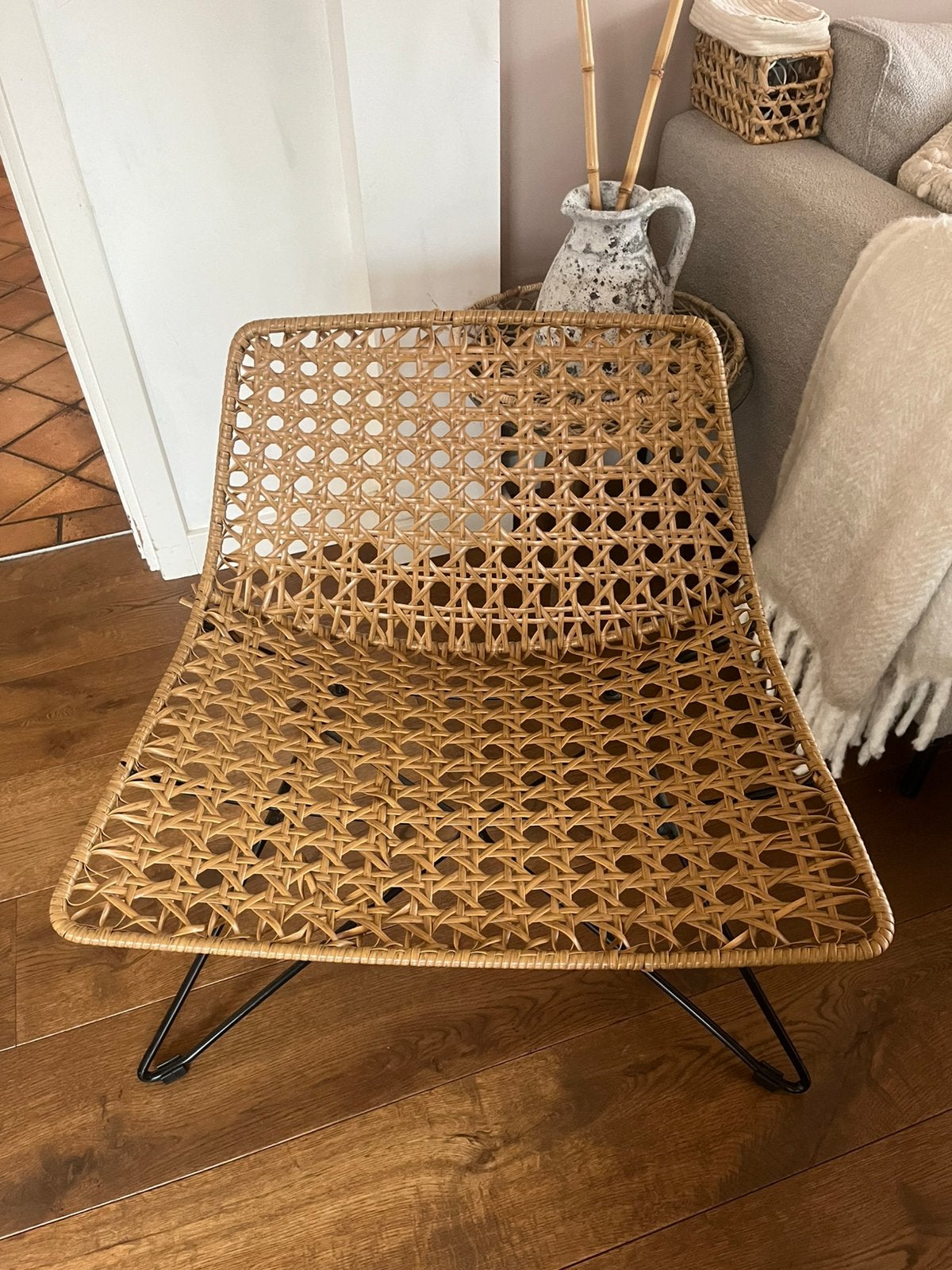 Lounge Chair von WOOOD, Ophalen, Kunststof, Gebruikt, Bruin