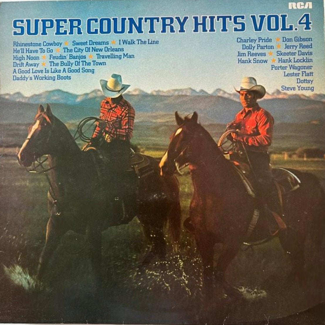 LP Super Country Hits (4), Ophalen of Verzenden, Zo goed als nieuw, Overige formaten