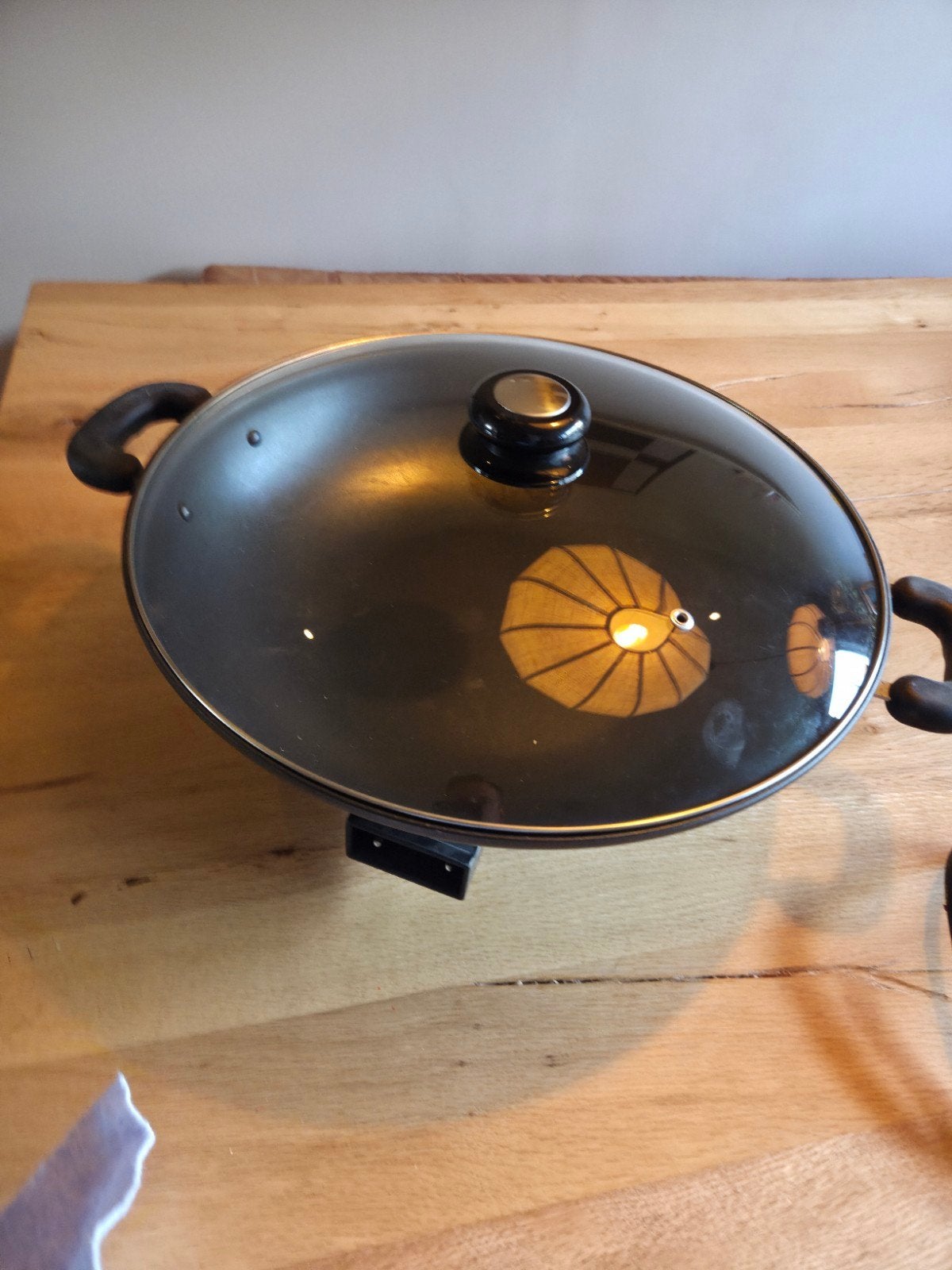 Princess Elektrische Wokpan met Deksel, Ophalen of Verzenden, Gebruikt