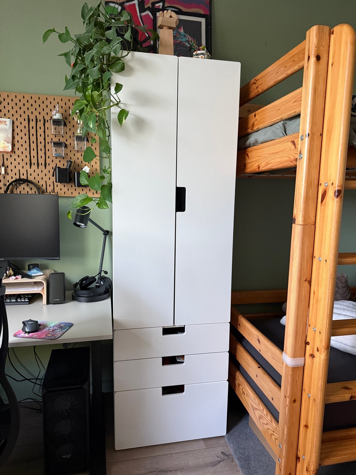 Ikea Stuva kledingkast met lades en hangruimte, Ophalen, Gebruikt, 50 tot 70 cm, 105 cm of meer